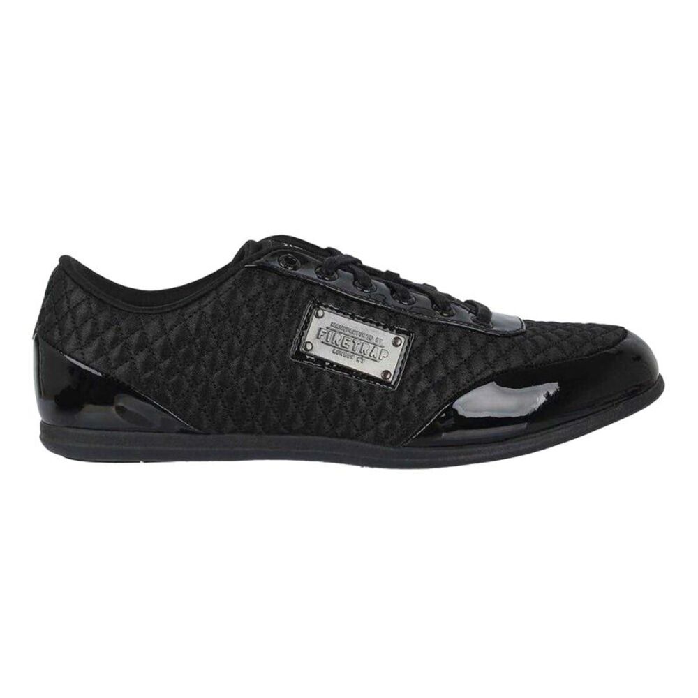 Firetrap Mens Dr Domello Quilted Sneakers / Black
